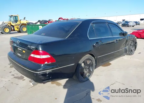 2005 Lexus Ls 430 from USA, damaged, VIN JTHBN36F255007984